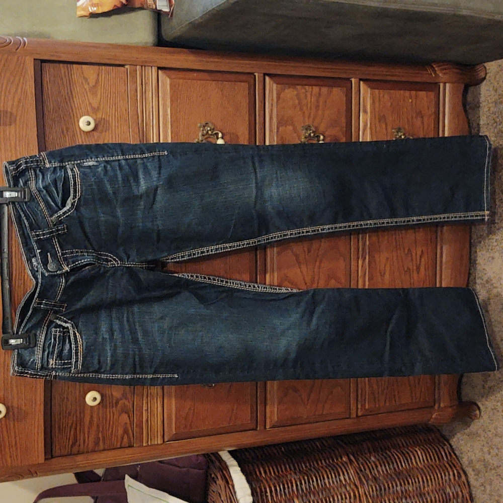 Silver jeans